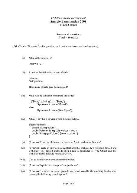 IF4 CII Exam Guide Practice Paper .